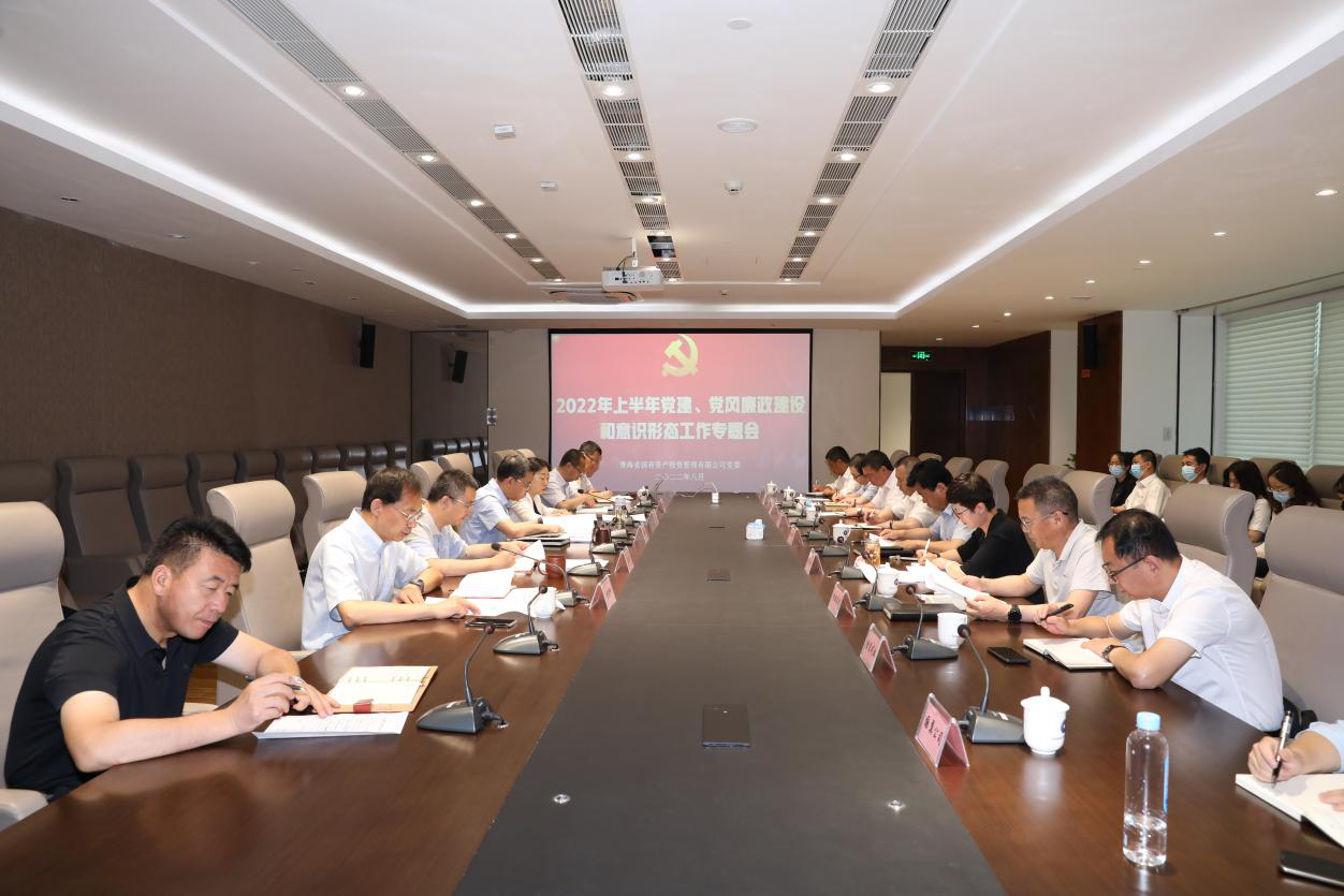 青海國(guó)投黨委召開上半年黨建、黨風(fēng)廉政建設(shè)和意識(shí)形態(tài)工作專題會(huì)