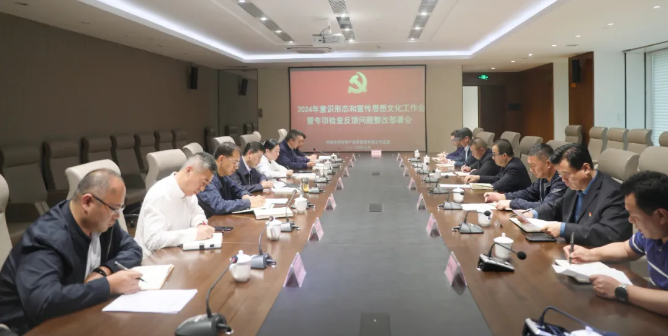 青海國投黨委召開2024年度意識形態(tài)和思想文化工作會暨專項檢查反饋問題整改部署會